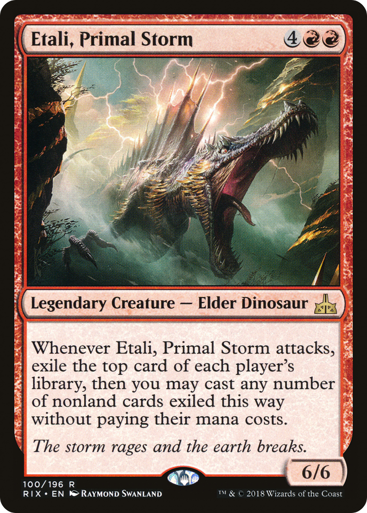 Image of Etali, Primal Storm (RIX-100) - Rivals of Ixalan