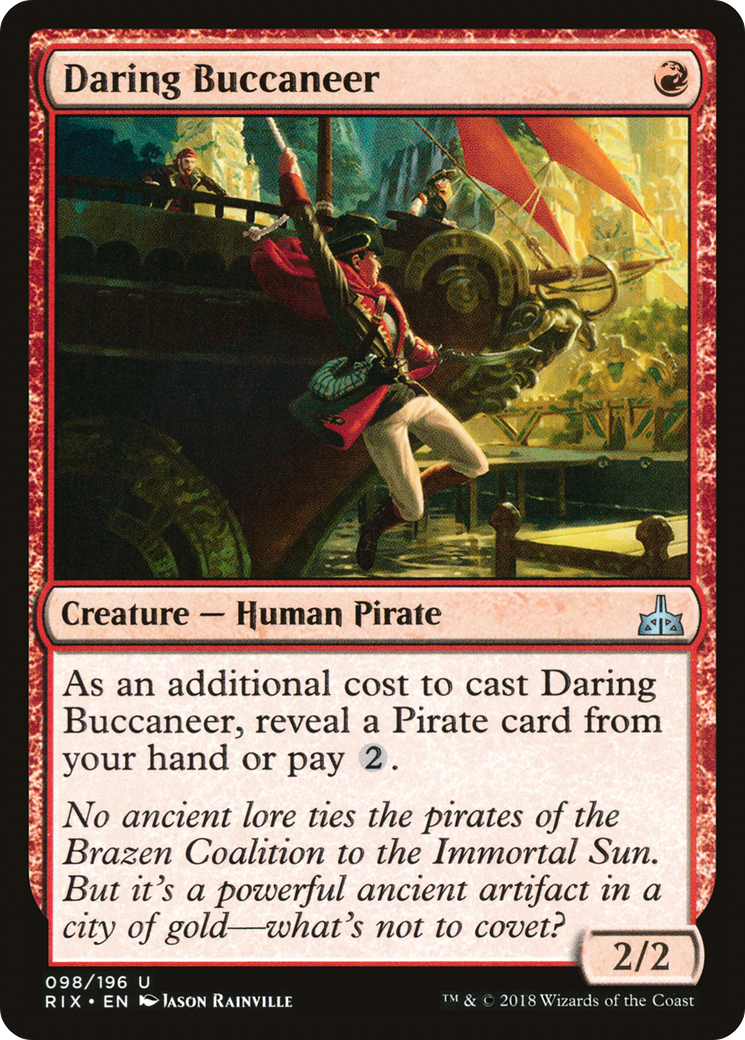 Image of Daring Buccaneer (RIX-098) - Rivals of Ixalan