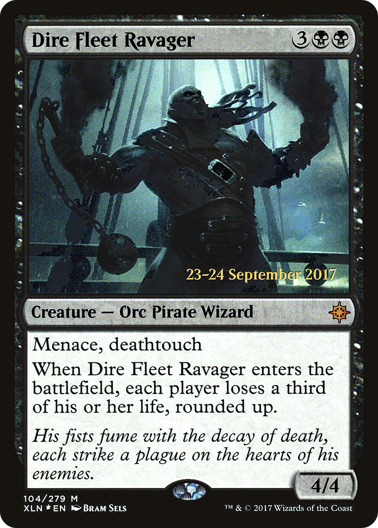 Image of Dire Fleet Ravager (PRE-104) - Ixalan Promos Foil