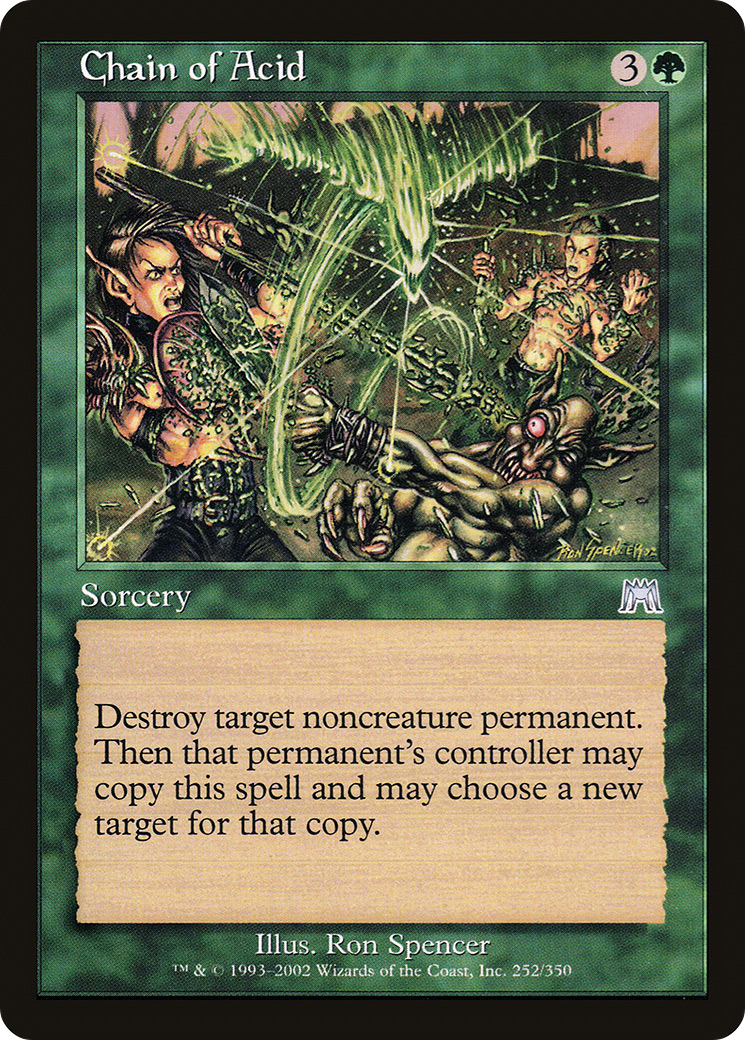Image of Chain of Acid (ONS-252) - Onslaught Foil