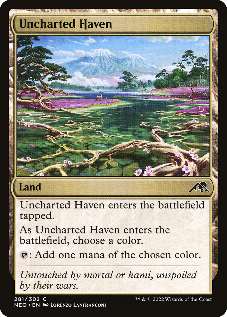 Image of Uncharted Haven (NEO-281) - Kamigawa: Neon Dynasty