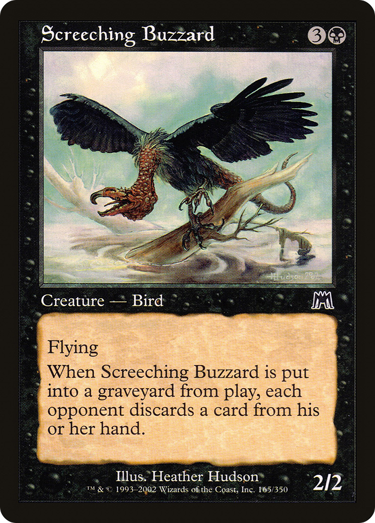 Image of Screeching Buzzard (ONS-165) - Onslaught Foil
