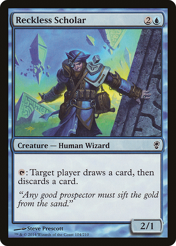 Image of Reckless Scholar (CNS-104) - Conspiracy Foil