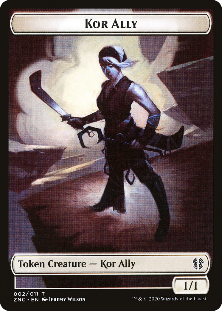 Image of Kor Ally (TZNC-002) - Zendikar Rising Commander Tokens