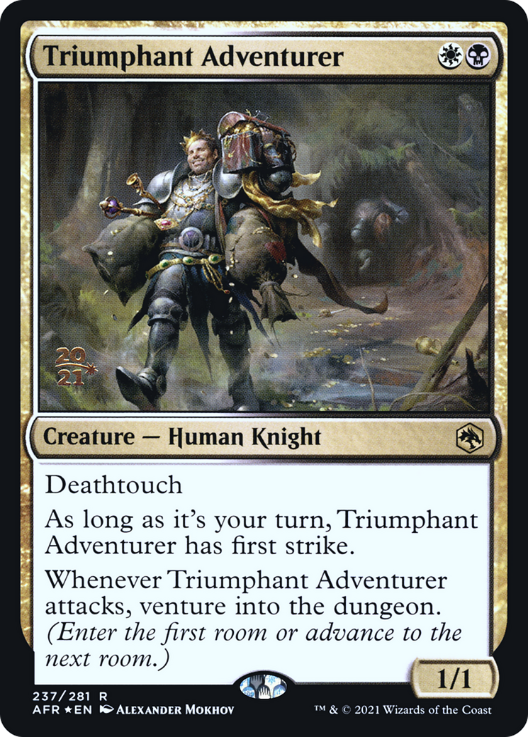 Image of Triumphant Adventurer (PRE-237) - Adventures in the Forgotten Realms Promos Foil