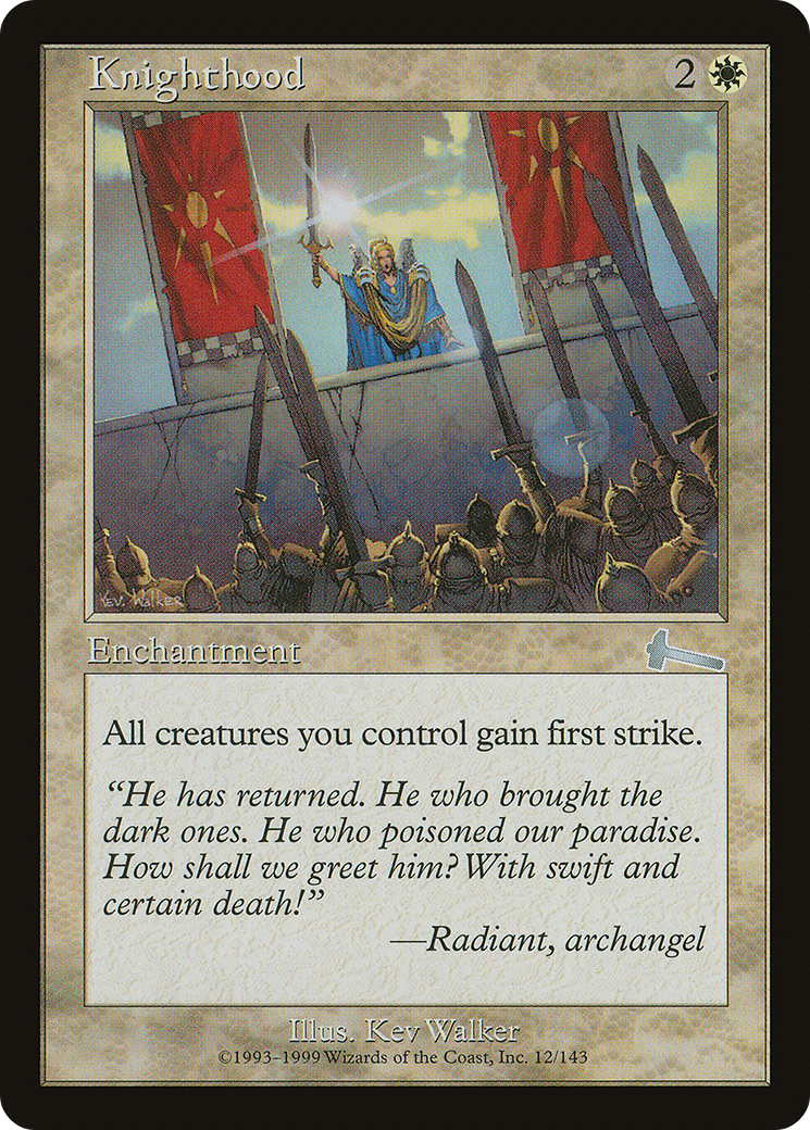 Image of Knighthood (ULG-012) - Urza's Legacy