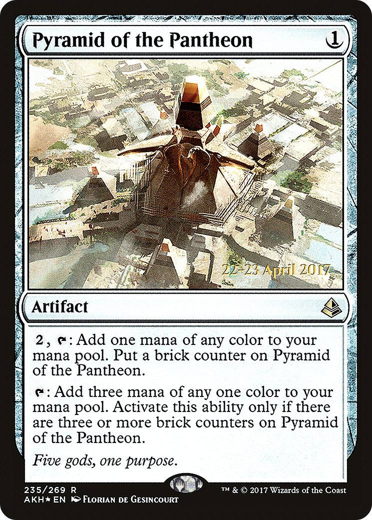 Image of Pyramid of the Pantheon (PRE-235) - Amonkhet Promos Foil
