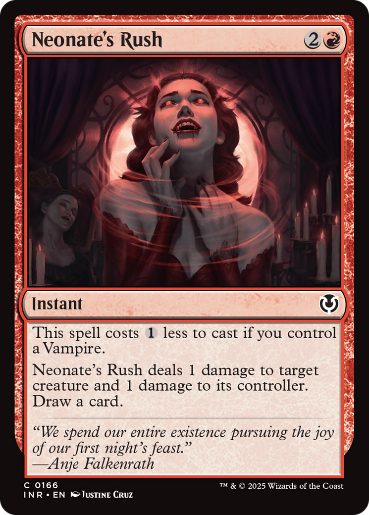 Image of Neonate's Rush (INR-166) - Innistrad Remastered Foil
