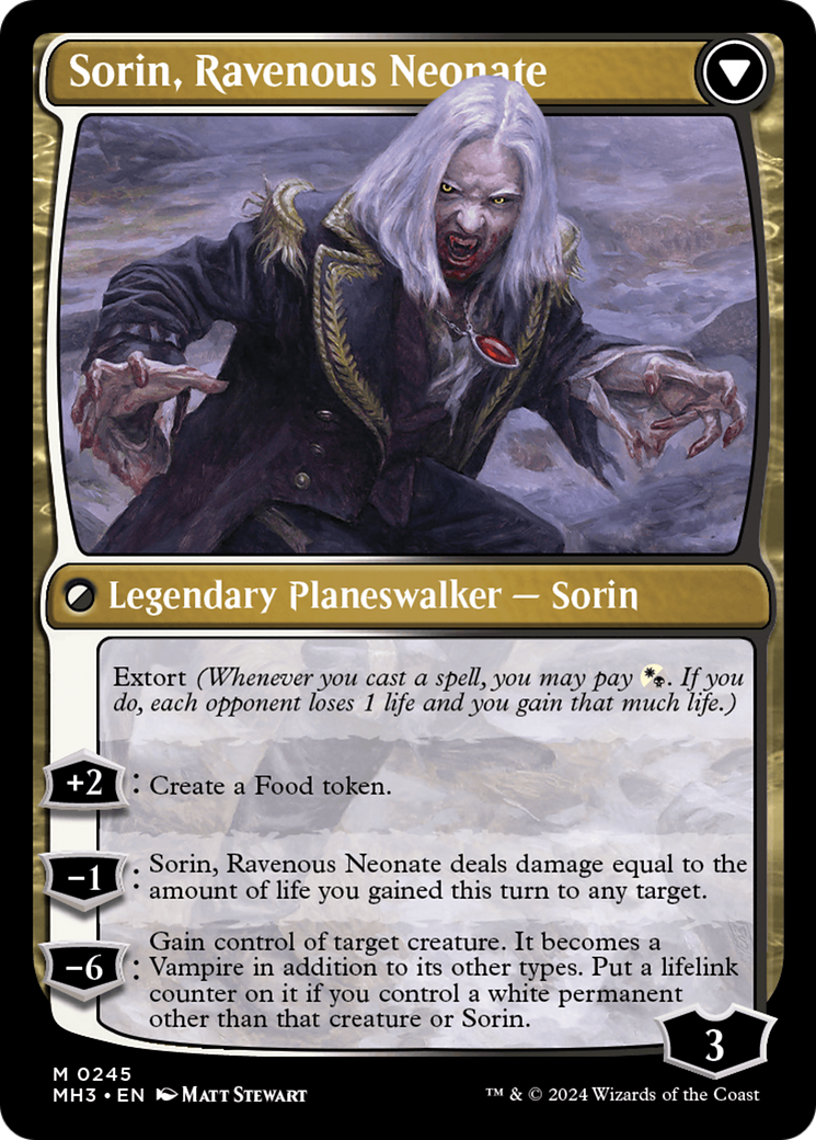 Image of Sorin of House Markov (MH3-245) - Modern Horizons 3 Foil