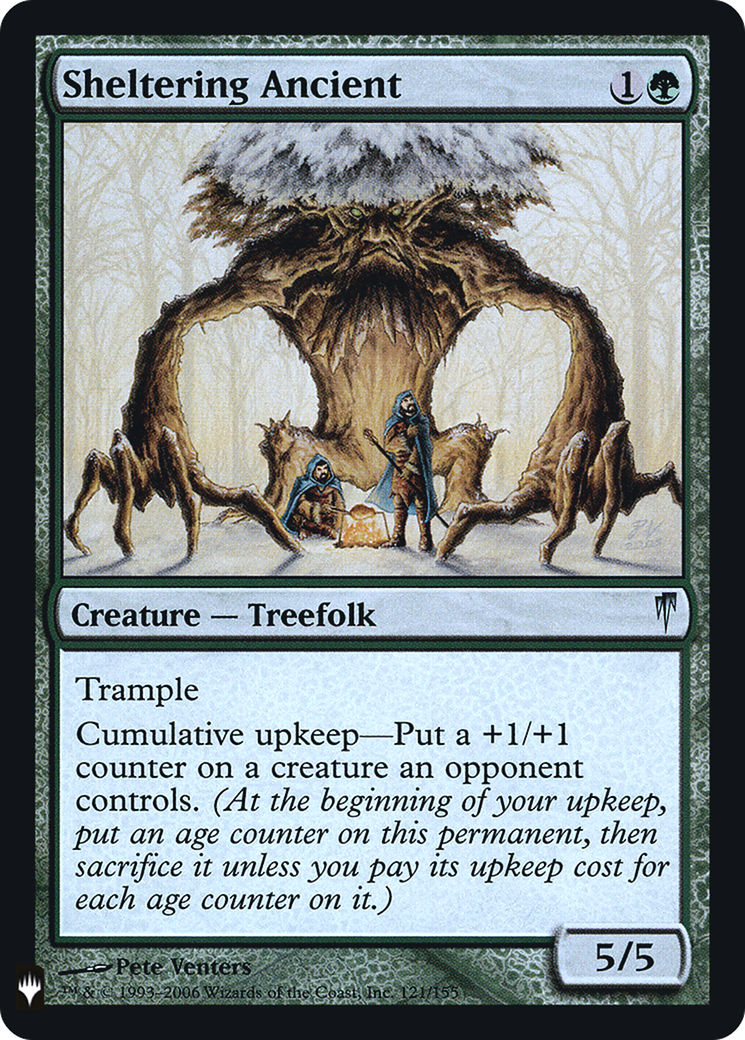 Image of Sheltering Ancient (LIST-121) - The List Foil