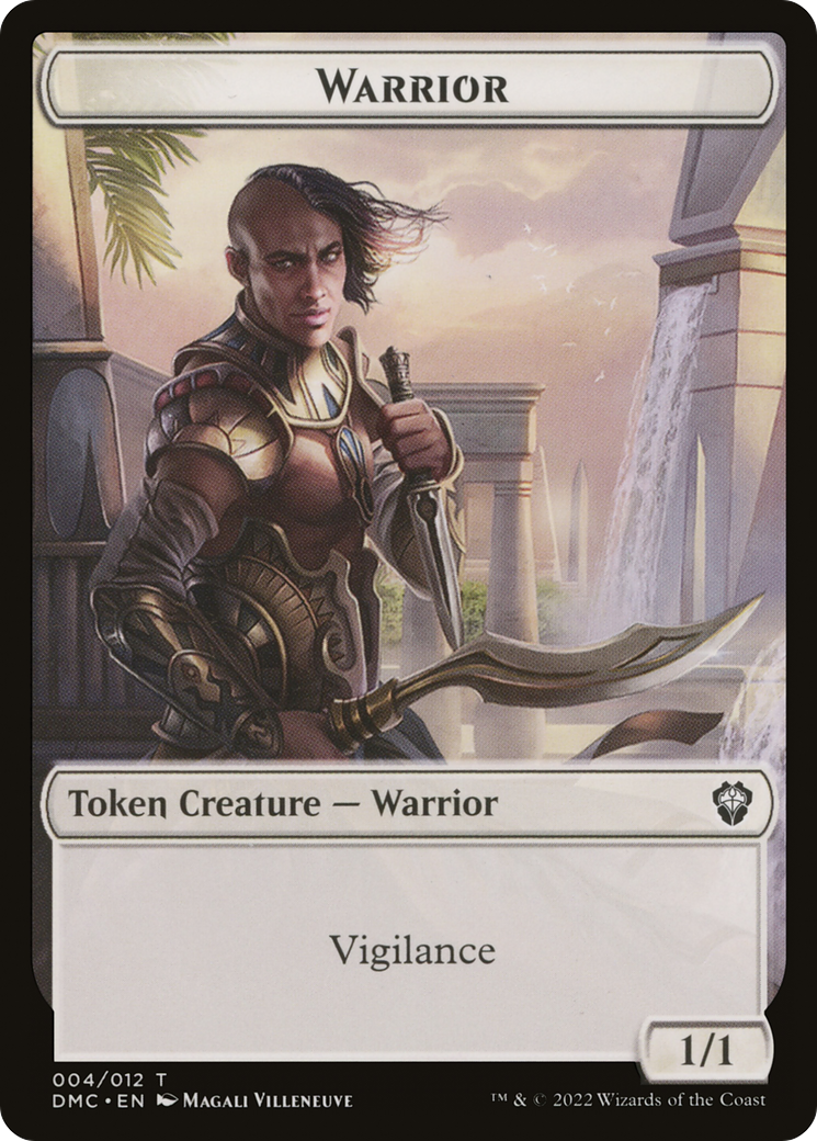 Image of Warrior (TDMC-004) - Dominaria United Commander Tokens