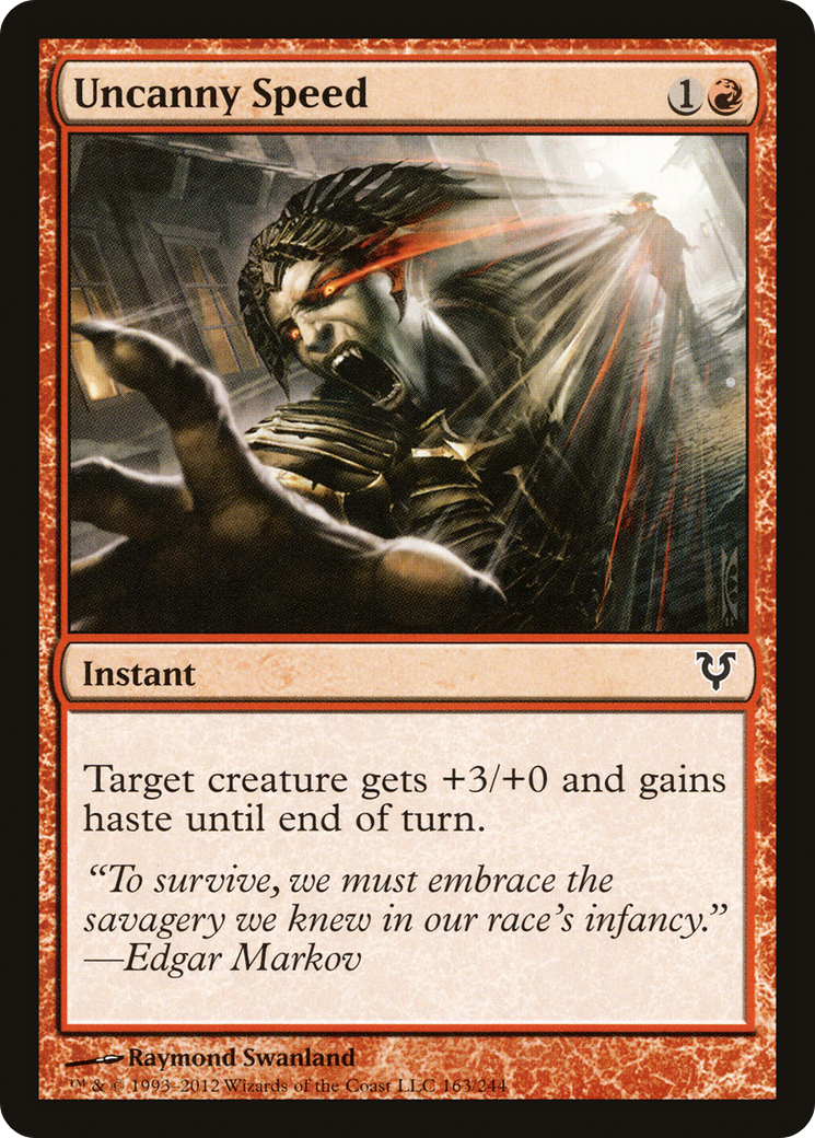 Image of Uncanny Speed (AVR-163) - Avacyn Restored