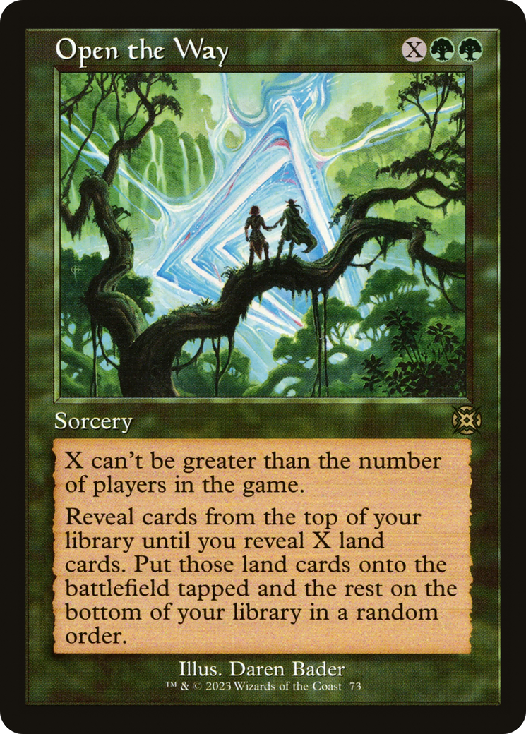 Image of Open the Way (Retro Frame) (MAT-073) - March of the Machine: The Aftermath: (Showcase)