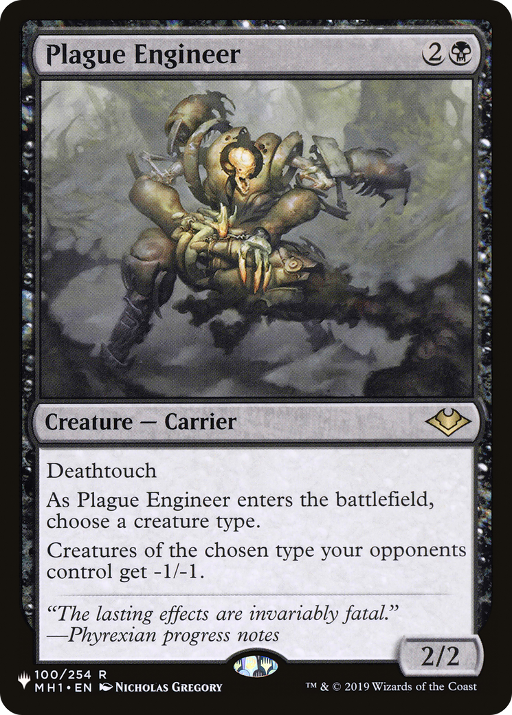 Image of Plague Engineer (LIST-MH1-100) - The List