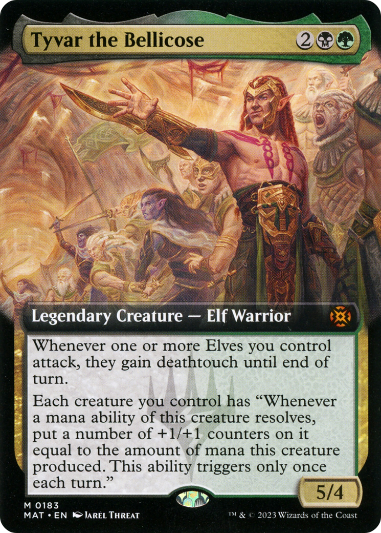 Image of Tyvar the Bellicose (Extended Art) (MAT-183) - March of the Machine: The Aftermath: (Extended Art)