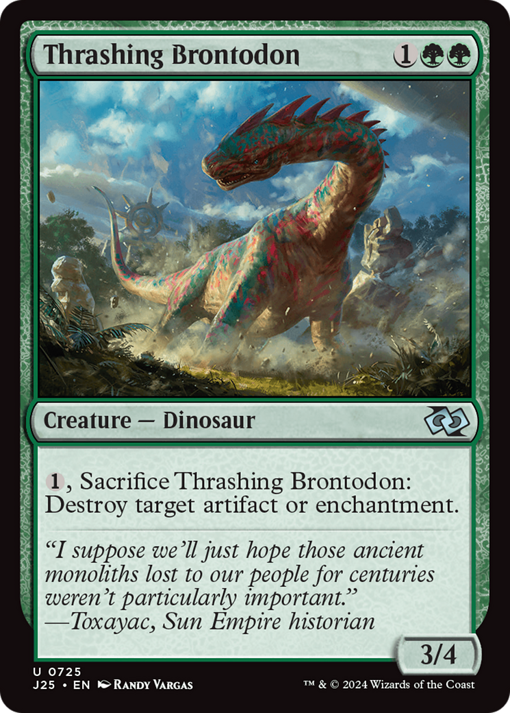 Image of Thrashing Brontodon (J25-725) - Foundations Jumpstart