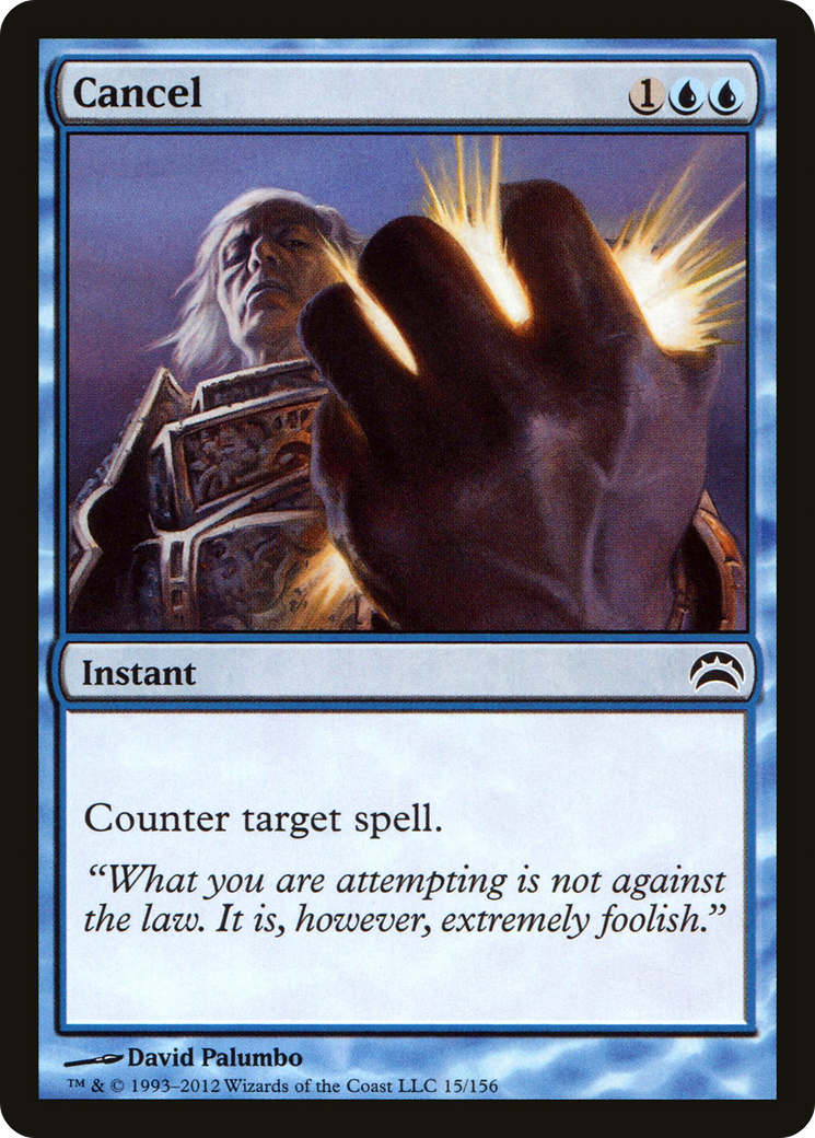 Image of Cancel (PC2-015) - Planechase 2012 Foil