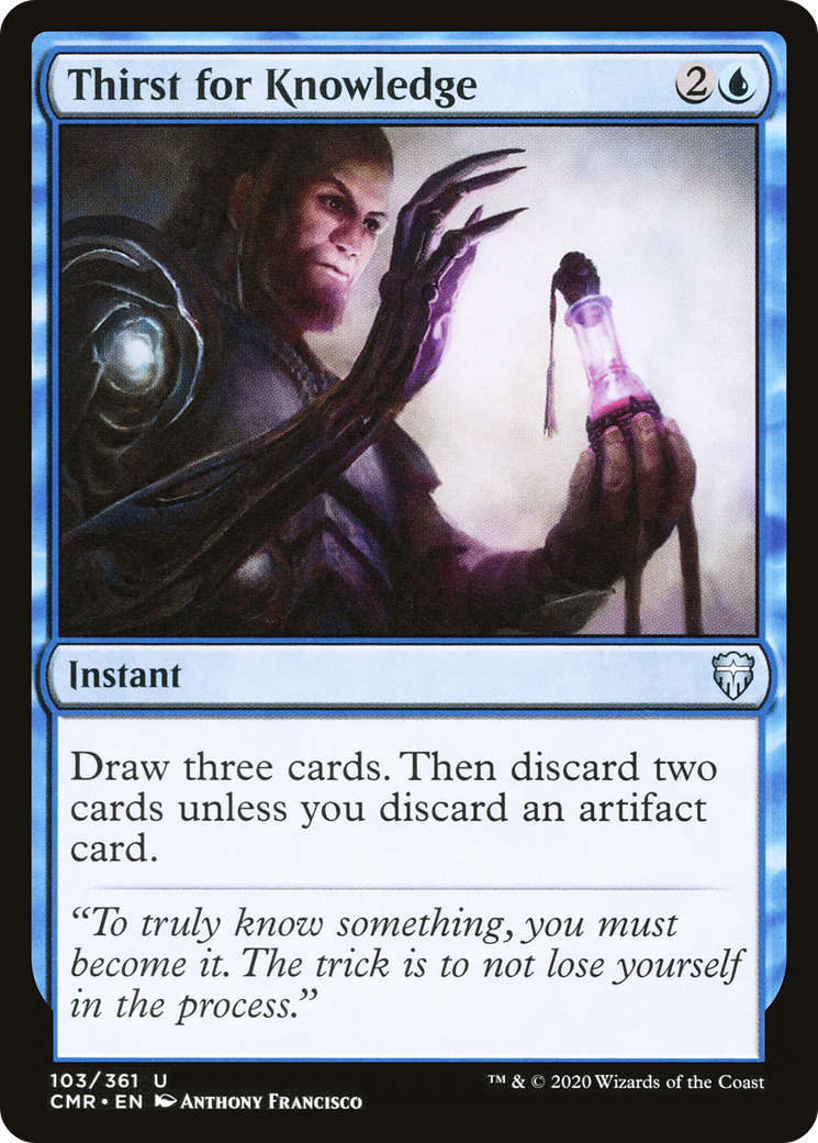 Image of Thirst for Knowledge (CMR-103) - Commander Legends