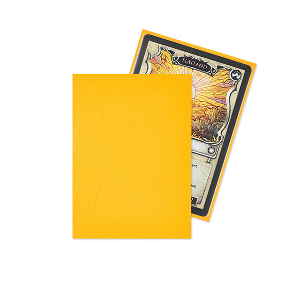 Image of Arcane Fortress Card Sleeves: Standard- Matte- Sun Gold (100 ct)