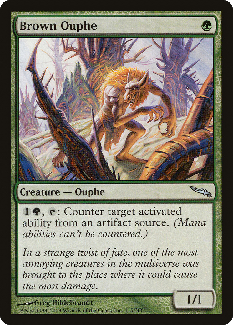 Image of Brown Ouphe (MRD-115) - Mirrodin