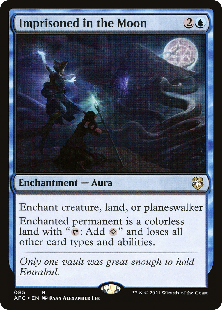 Image of Imprisoned in the Moon (AFC-085) - Forgotten Realms Commander
