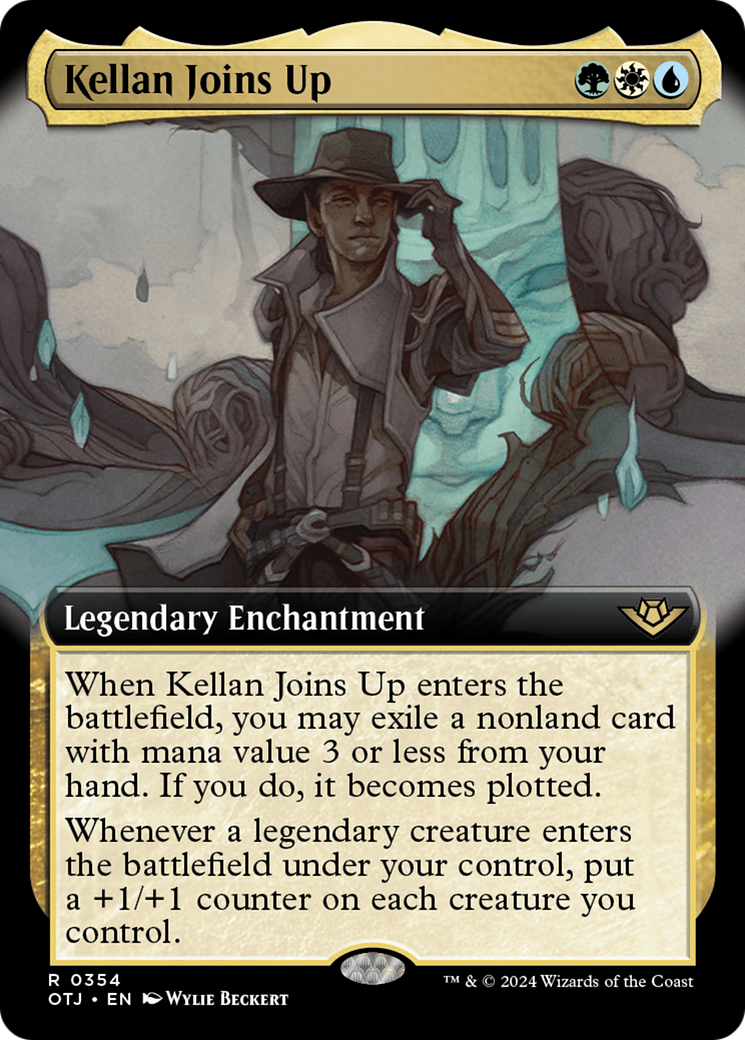 Image of Kellan Joins Up (Extended Art) (OTJ-354) - Outlaws of Thunder Junction: (Extended Art) Foil