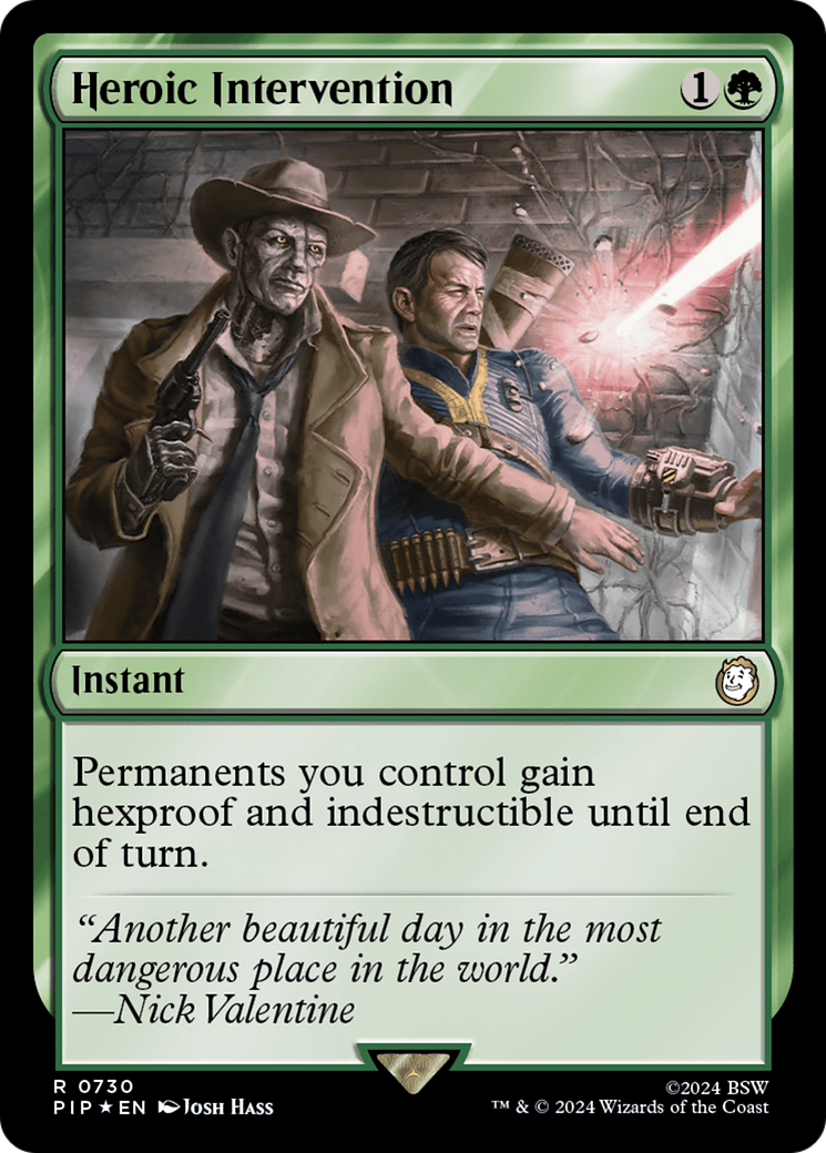 Image of Heroic Intervention (Surge Foil) (PIP-730) - Fallout Foil