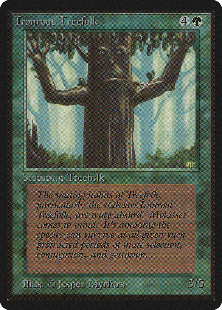 Image of Ironroot Treefolk (LEB-) - Limited Edition Beta