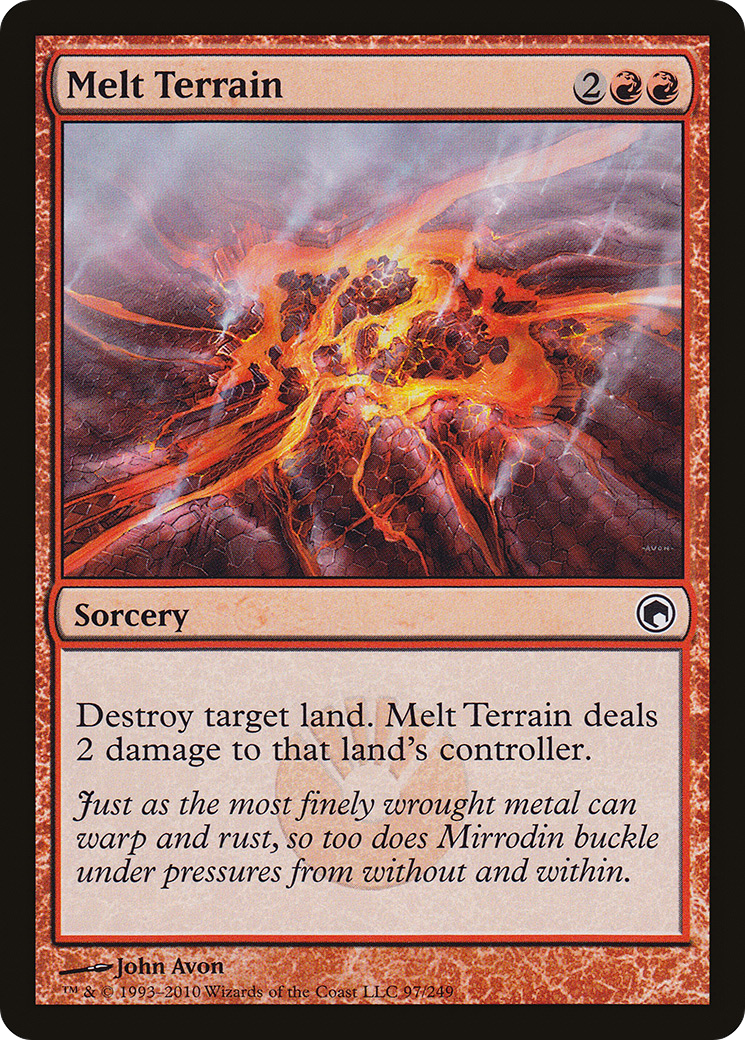 Image of Melt Terrain (SOM-097) - Scars of Mirrodin Foil