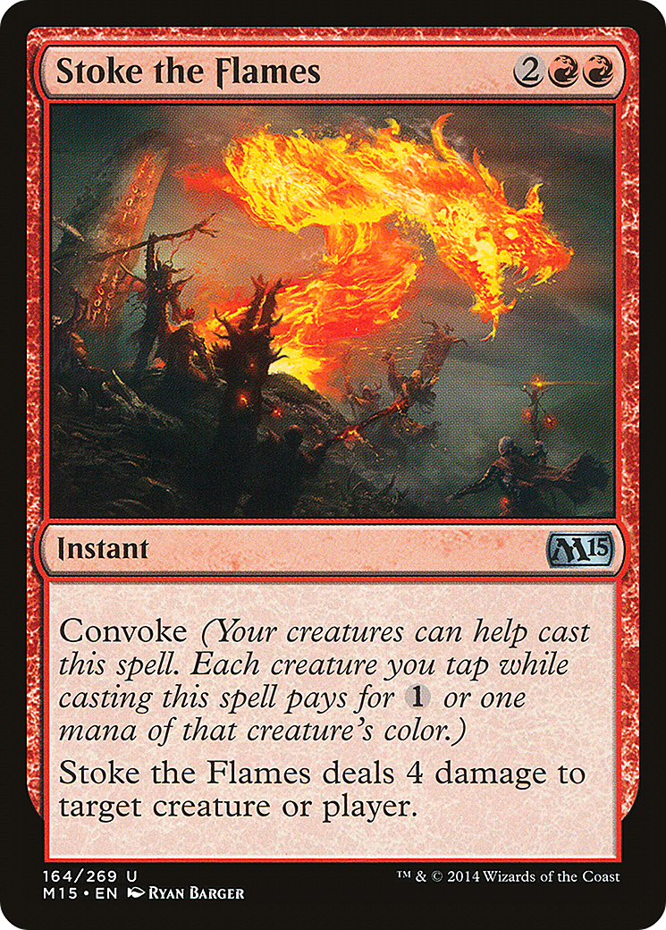Image of Stoke the Flames (M15-164) - Magic 2015 Foil