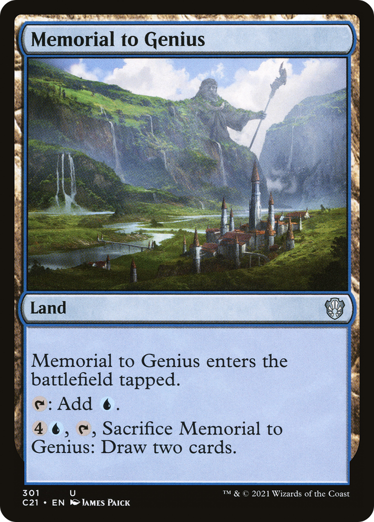 Image of Memorial to Genius (C21-301) - Commander 2021
