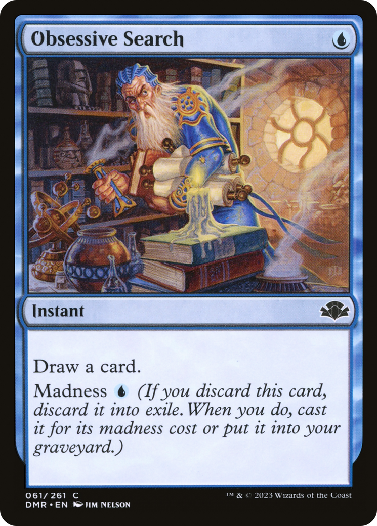 Image of Obsessive Search (DMR-061) - Dominaria Remastered