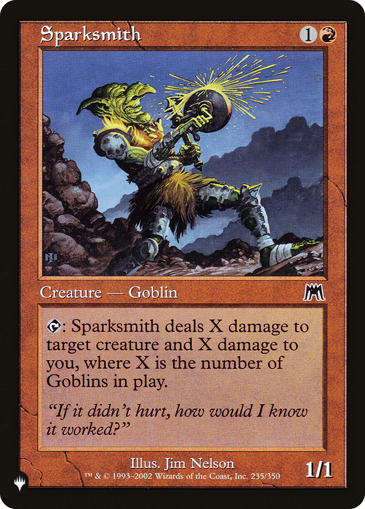 Image of Sparksmith (LIST-ONS-235) - The List