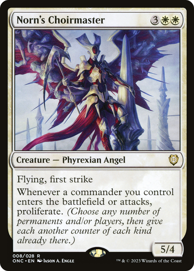 Image of Norn's Choirmaster (ONC-008) - Phyrexia: All Will Be One Commander