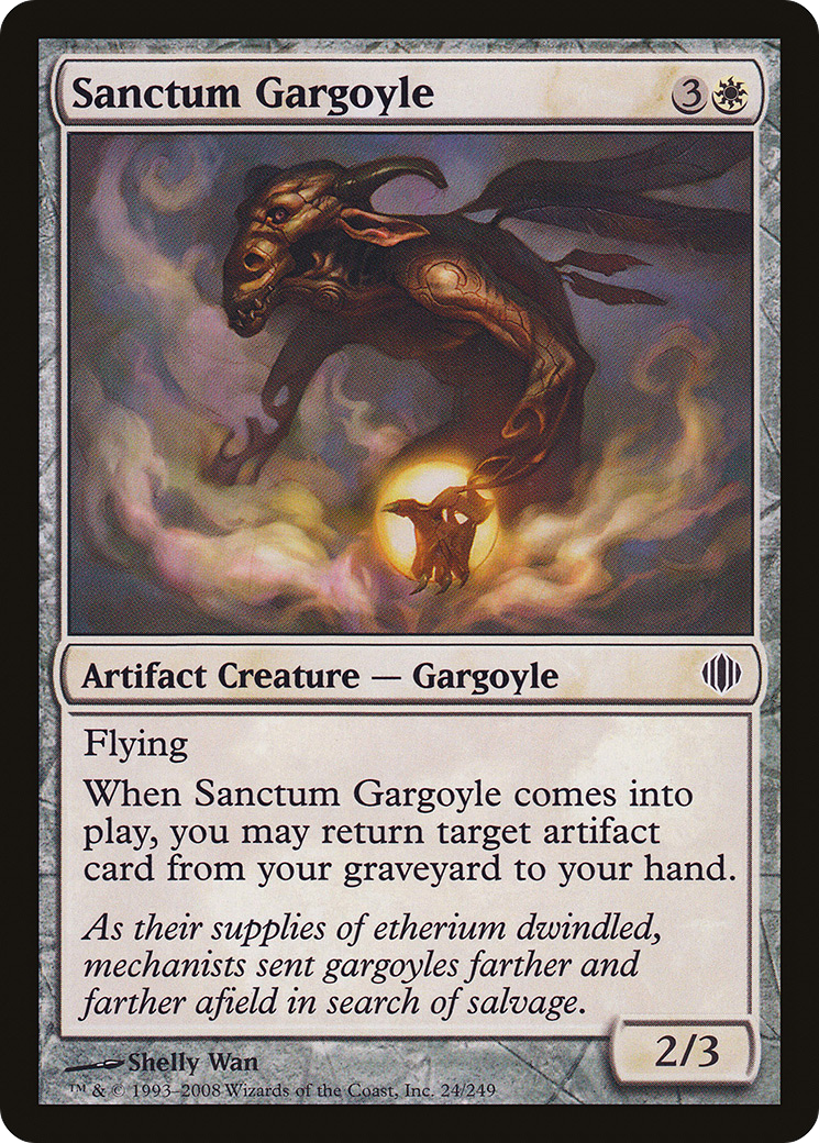 Image of Sanctum Gargoyle (ALA-024) - Shards of Alara Foil