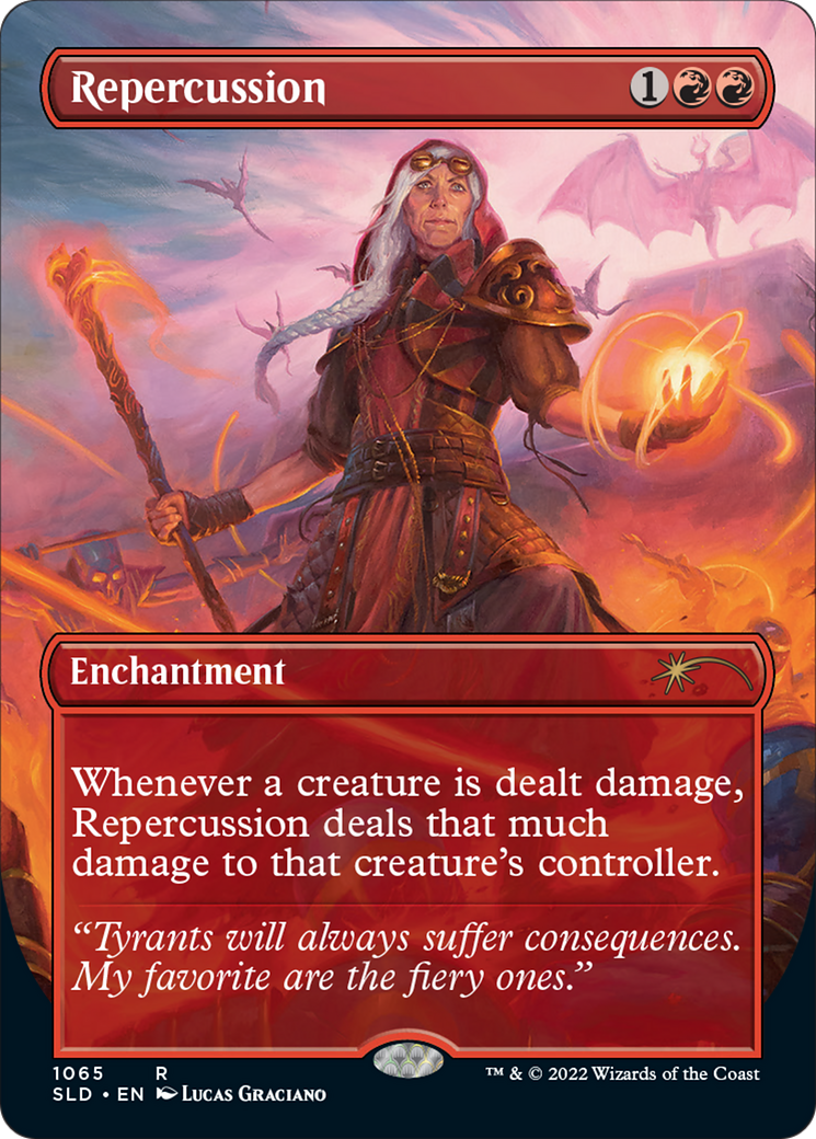 Image of Repercussion (SLD-1065) - Secret Lair Drop (Borderless) Foil