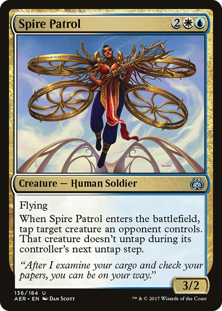Image of Spire Patrol (AER-136) - Aether Revolt Foil