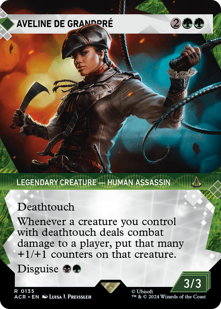 Image of Aveline de Grandpre (Showcase) (ACR-135) - Assassin's Creed: (Showcase) (Borderless)