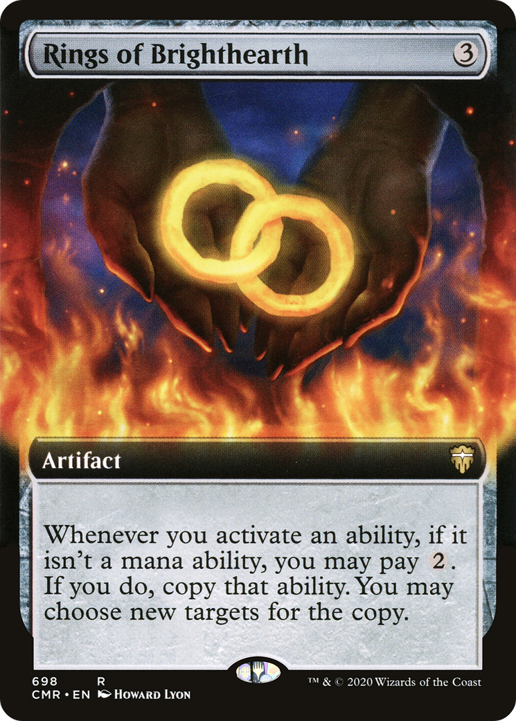 Image of Rings of Brighthearth (Extended Art) (CMR-698) - Commander Legends: (Extended Art) Foil