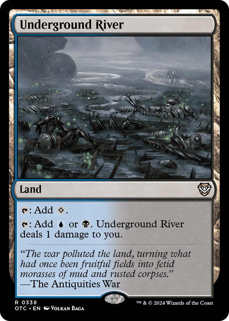 Image of Underground River (OTC-338) - Outlaws of Thunder Junction Commander