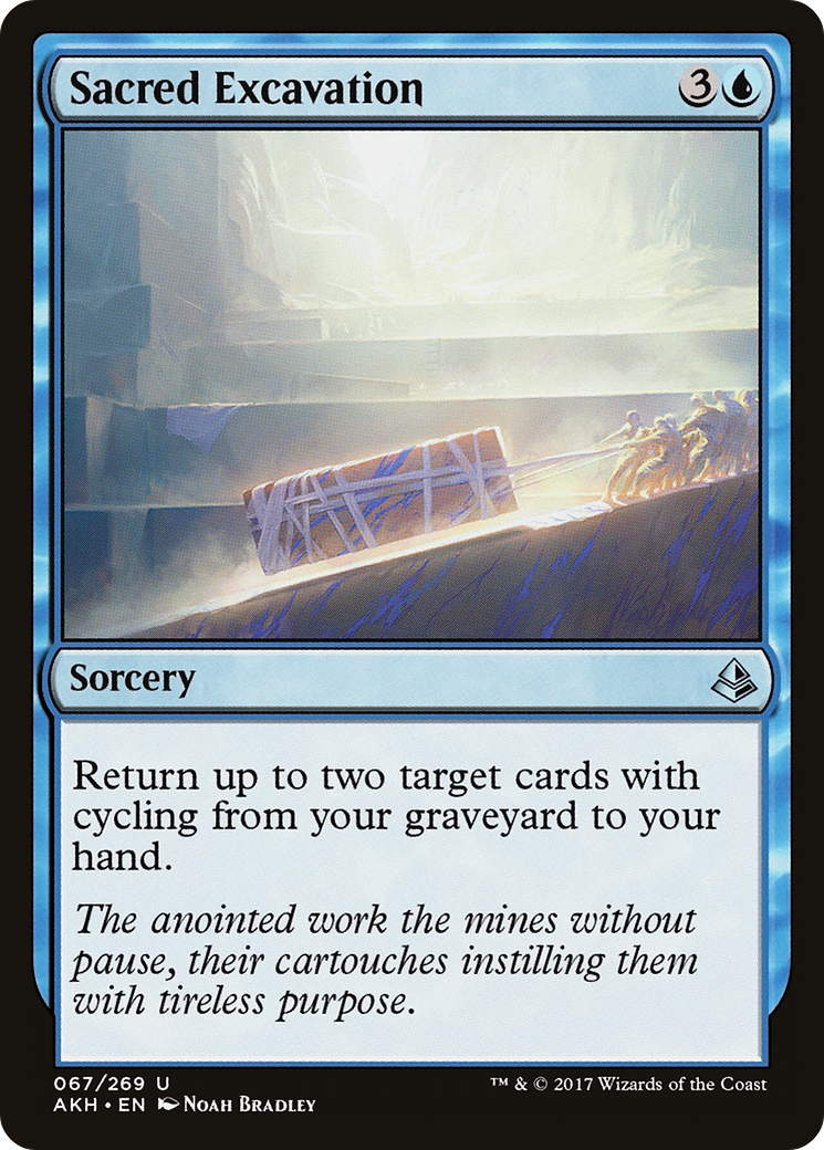 Image of Sacred Excavation (AKH-067) - Amonkhet Foil