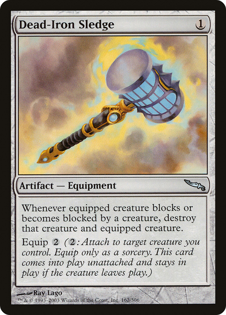 Image of Dead-Iron Sledge (MRD-162) - Mirrodin Foil