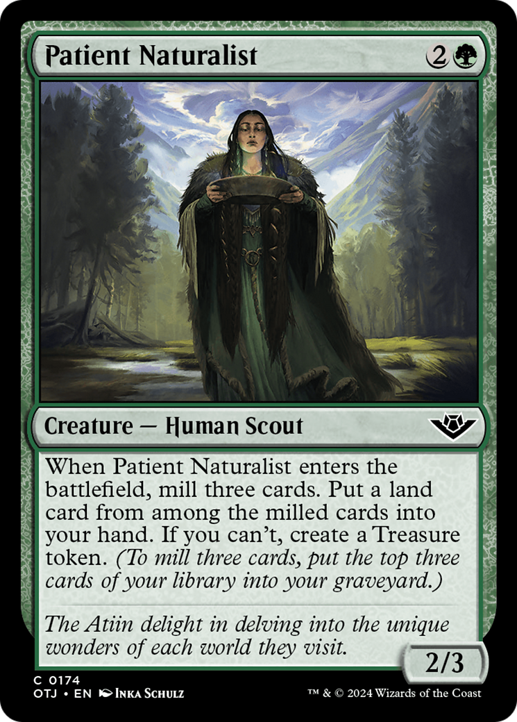 Image of Patient Naturalist (OTJ-174) - Outlaws of Thunder Junction Foil