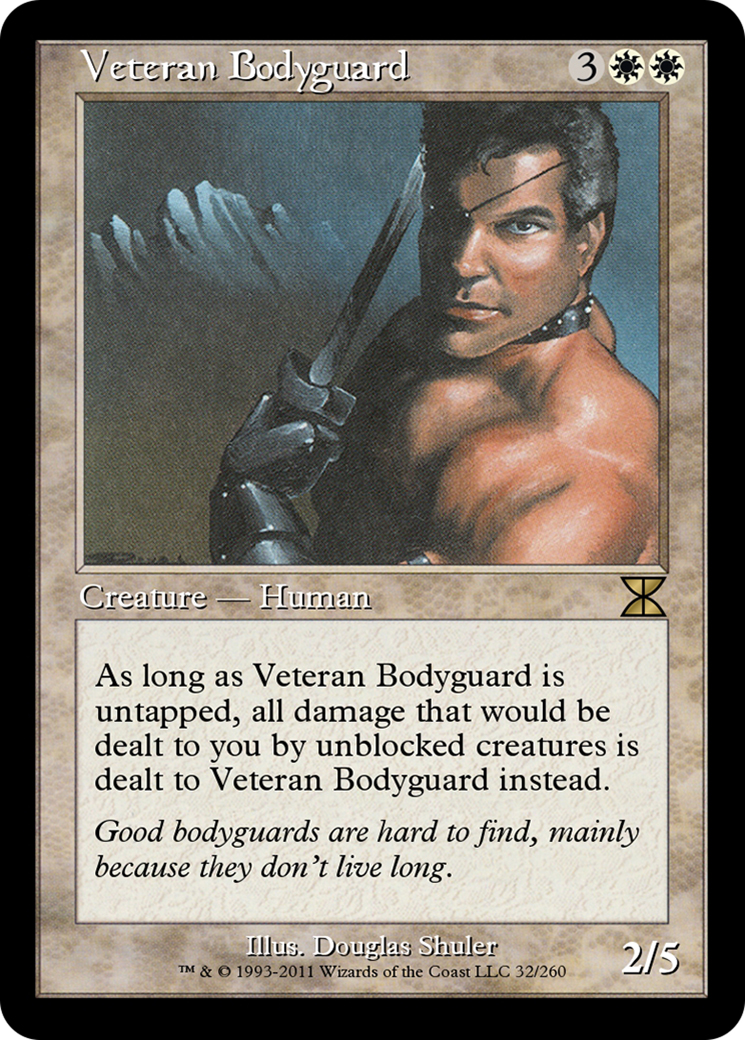 Image of Veteran Bodyguard (ME4-032) - Masters Edition IV Foil