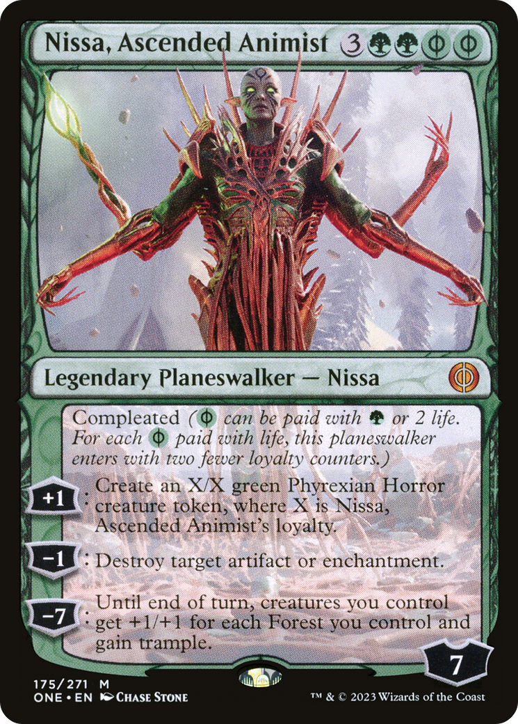 Image of Nissa, Ascended Animist (ONE-175) - Phyrexia: All Will Be One