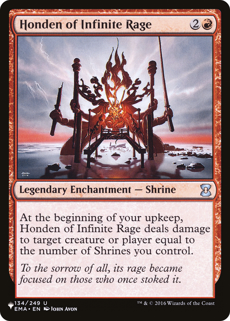 Image of Honden of Infinite Rage (LIST-134/249) - The List