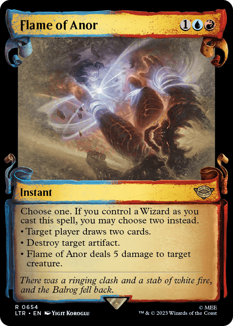 Image of Flame of Anor (Showcase Scrolls) (LTR-654) - The Lord of the Rings: Tales of Middle-earth: (Showcase)
