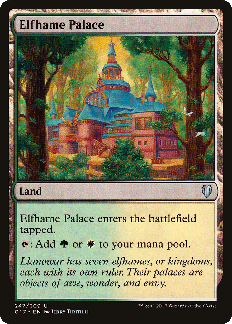 Image of Elfhame Palace (C17-247) - Commander 2017