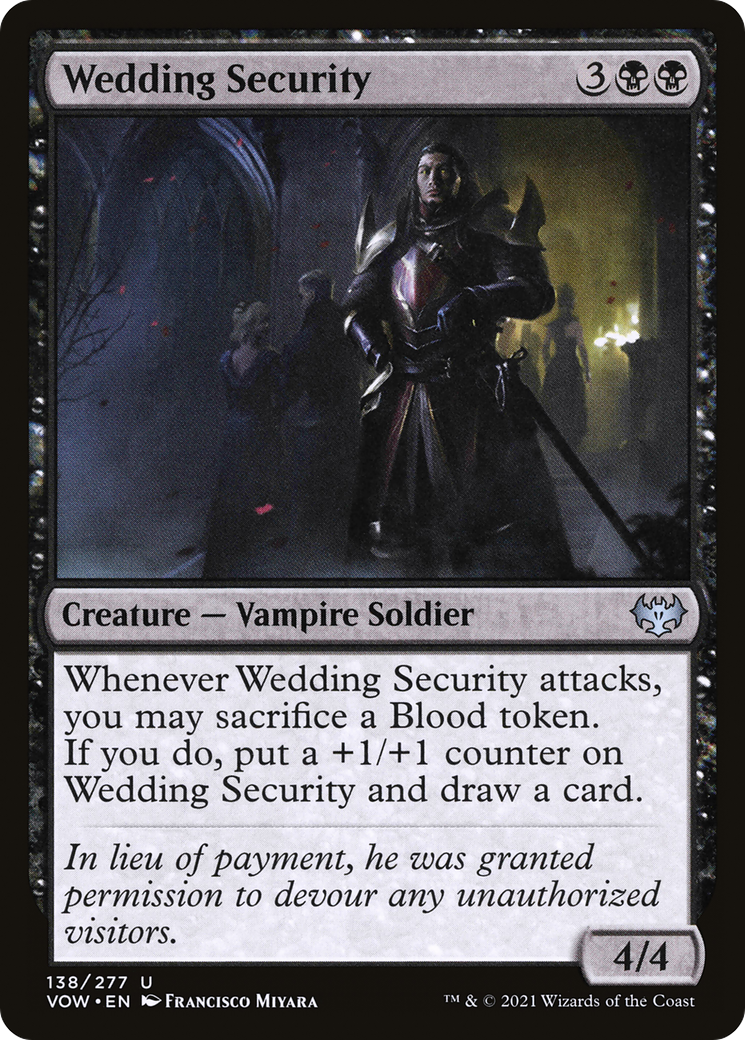 Image of Wedding Security (VOW-138) - Innistrad: Crimson Vow Foil