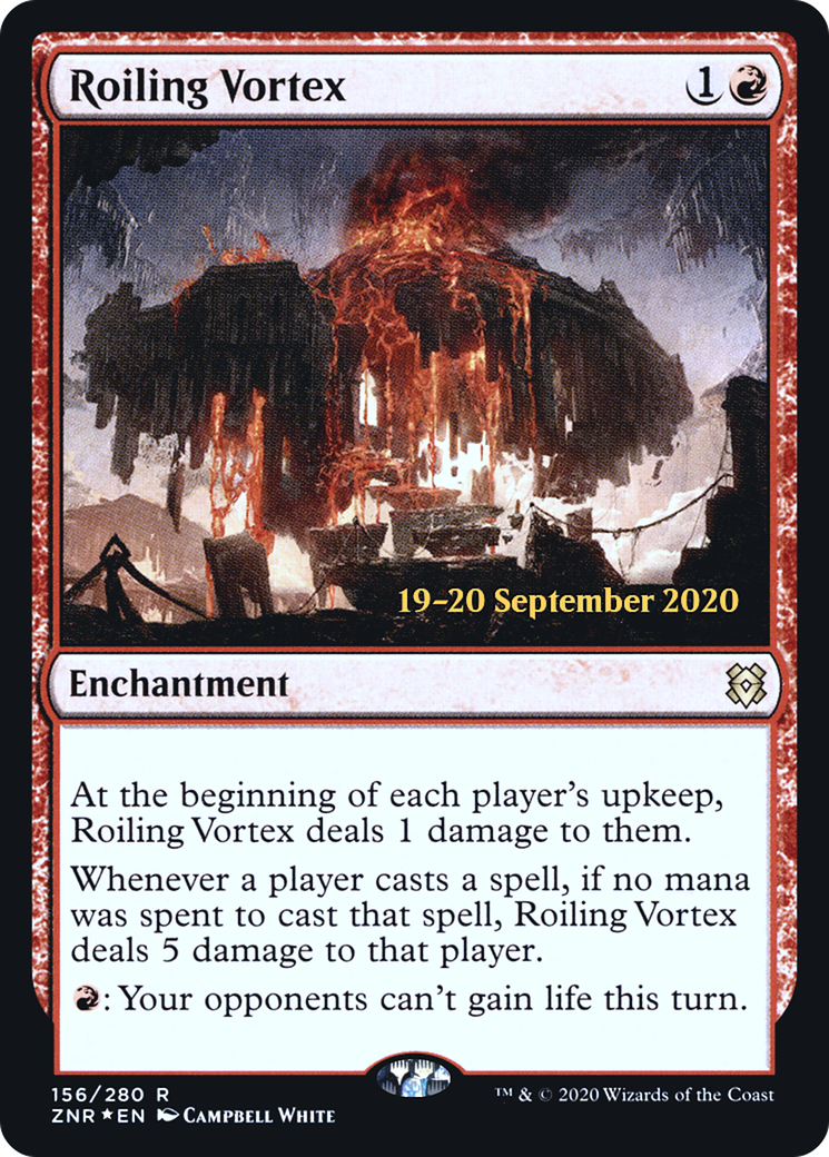 Image of Roiling Vortex (PRE-156) - Zendikar Rising Promos Foil